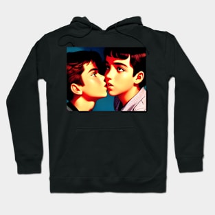 kissing boys Hoodie